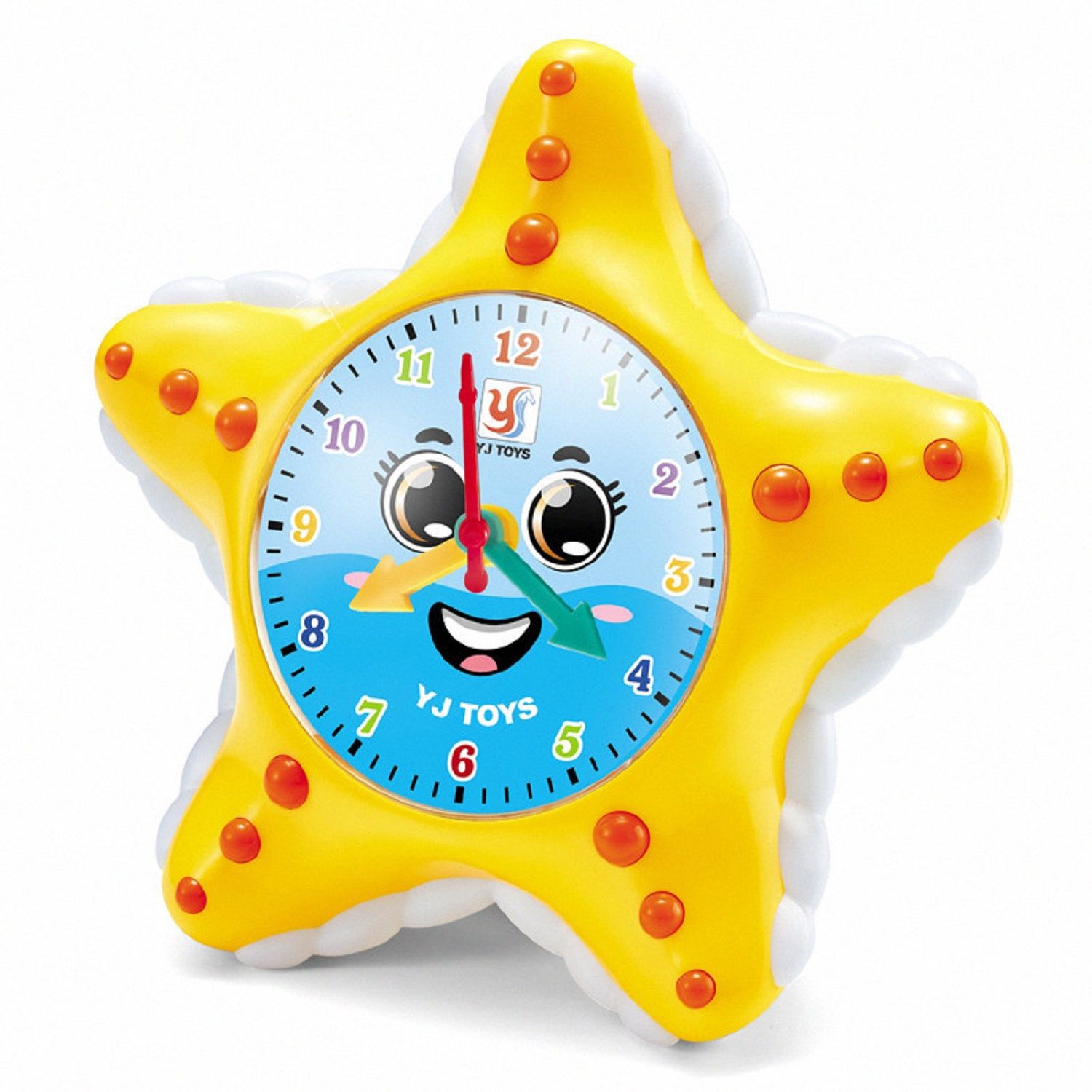 KTRS Enterprise Cartoon Clock Starfish Universal Walking Music Light Simulation Marine Animals Children's Educational Toys