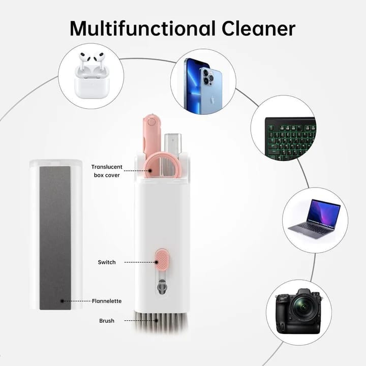 Electronics Cleaning Kit, Keyboard Cleaner, Computer Cleaner, Multi-function Cleaning Tools Kit for Laptop, PC, Phone, Camera Lens, Earphone, Keyboards, Home Office