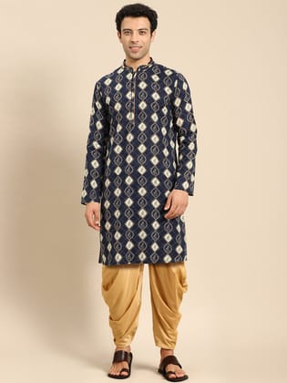 Amodh by Kisah Men's Blue Kurta Set