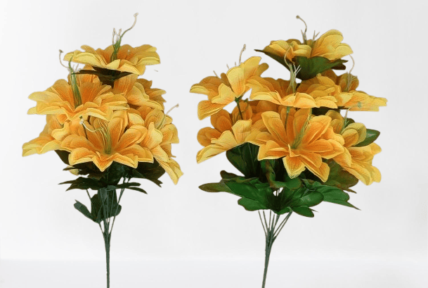 Artificial Peach Blossom Flower Bunch