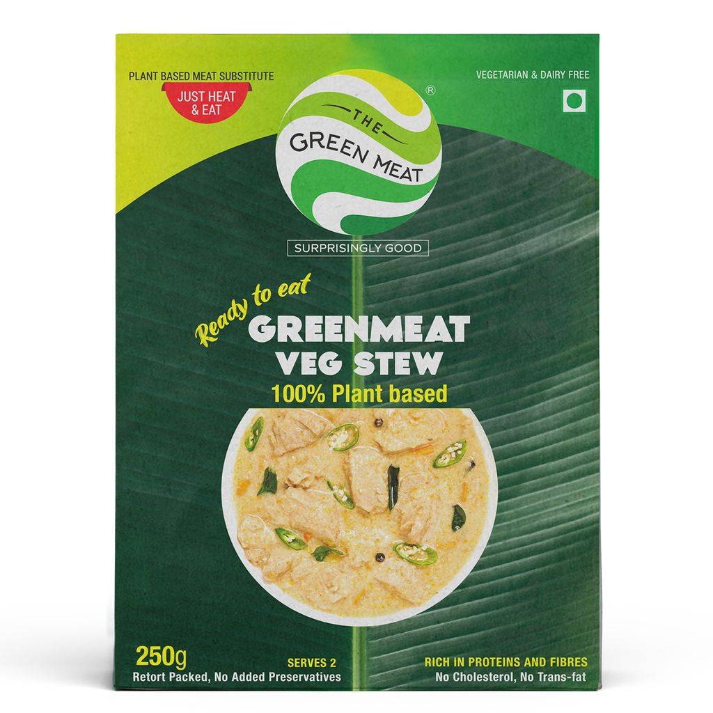 Greenmeat Veg Stew | Plant based & Vegetarian Meat Substitute | Ready to Eat | 250g