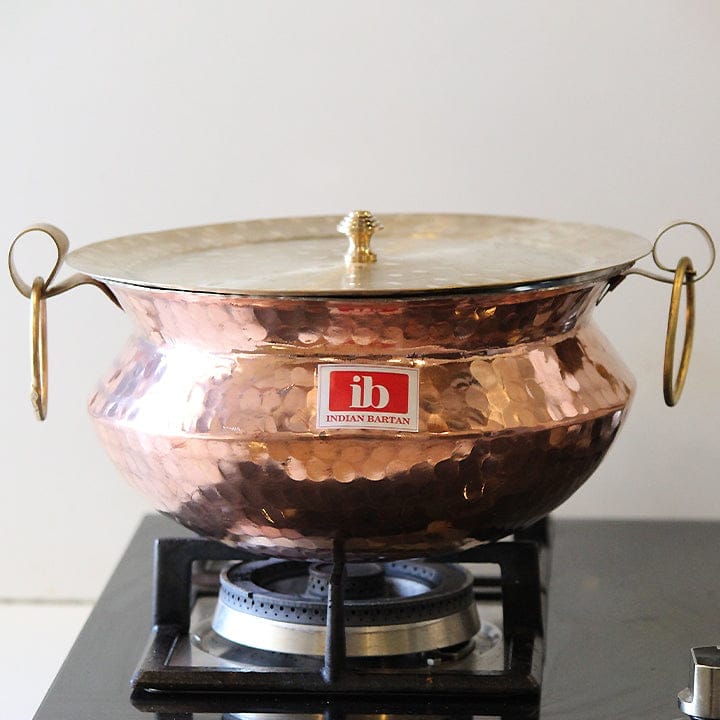 Top Home - - and - - Decor Copper Sipri / Handi With Lid 2025 at ShopCircuit | ONDC