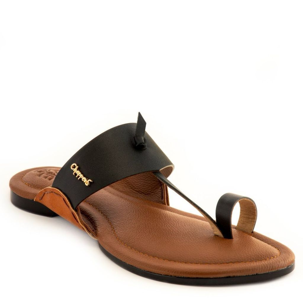 Modern Men Unicorn Black & Brown Handmade Leather Sandals 2025 at ShopCircuit | ONDC