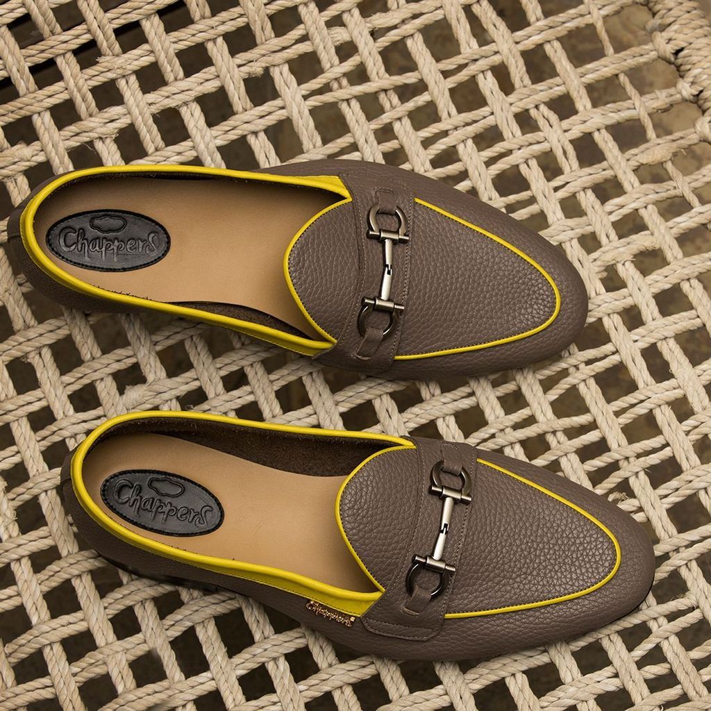 Elegant Men Belgians - Grey Handmade Leather Sandals 2025 at ShopCircuit | ONDC
