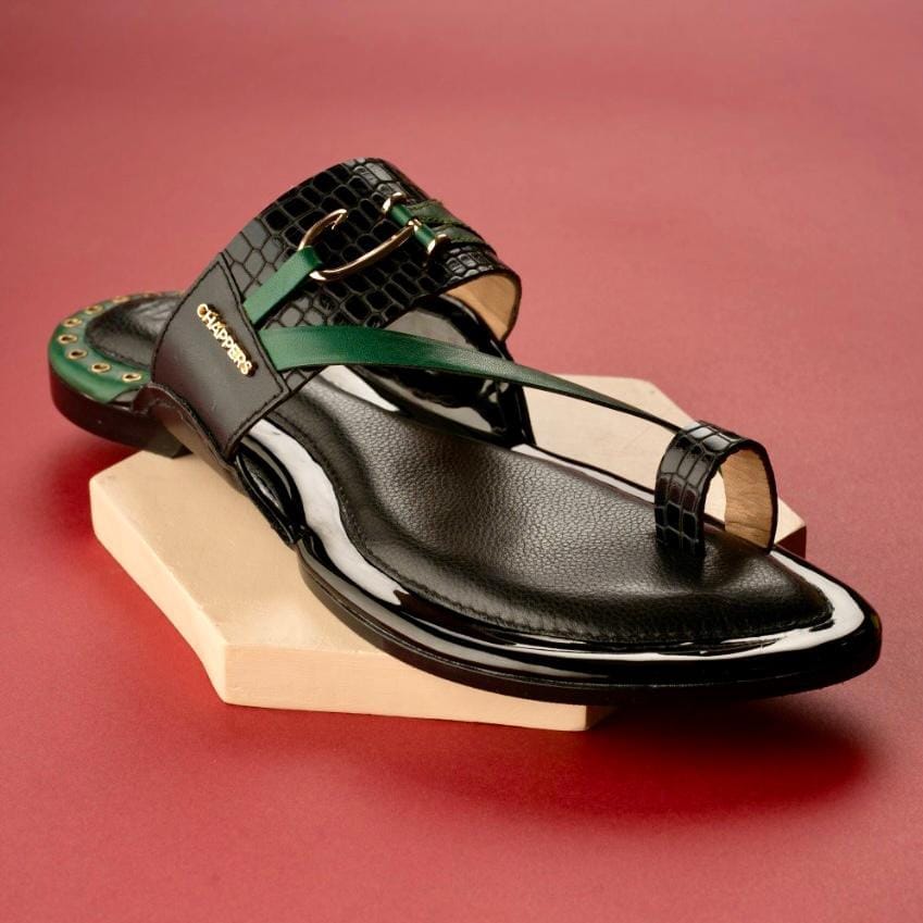 Trendy Men Drake Handmade Leather Sandals 2025 at ShopCircuit | ONDC