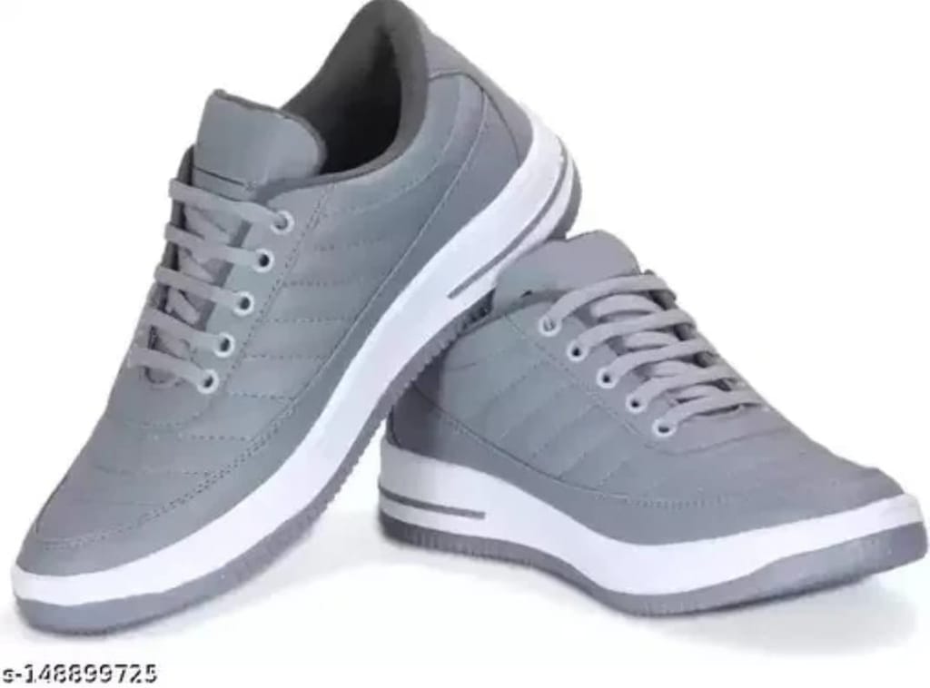 Exclusive Men Men's Grey Sneakers 2025 at ShopCircuit | ONDC