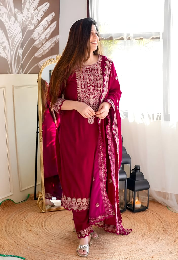 Black Pink Salwar Kameez Readymade Pakistani Stitched New Indian Ready To Wear Wedding Suit