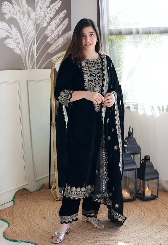 Black Pink Salwar Kameez Readymade Pakistani Stitched New Indian Ready To Wear Wedding Suit
