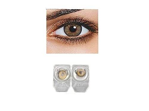 HAZEL MD SPARKLE MONTHLY COLOR CONTACT LENS WITH CASE,LENS HOLDER AND 120ML SOLUTION (PACK OF 1 PAIR)
