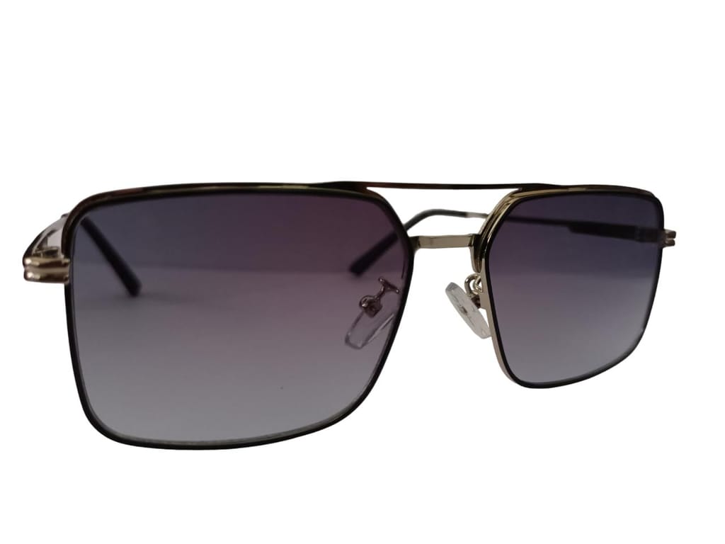 MD Style UV Protected Full Rim Square Metal Frame Sunglasses/Vintage Sunglasses for Men and Women