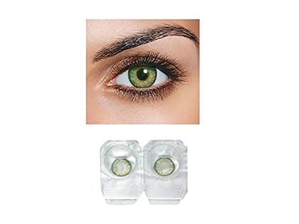 GREEN MD SPARKLE MONTHLY COLOR CONTACT LENS WITH CASE,LENS HOLDER AND 120ML SOLUTION (PACK OF 1 PAIR) GREEN MD SPARKLE MONTHLY COLOR CONTACT LENS WITH CASE,LENS HOLDER AND 120ML SOLUTION (PACK OF 1 PAIR)