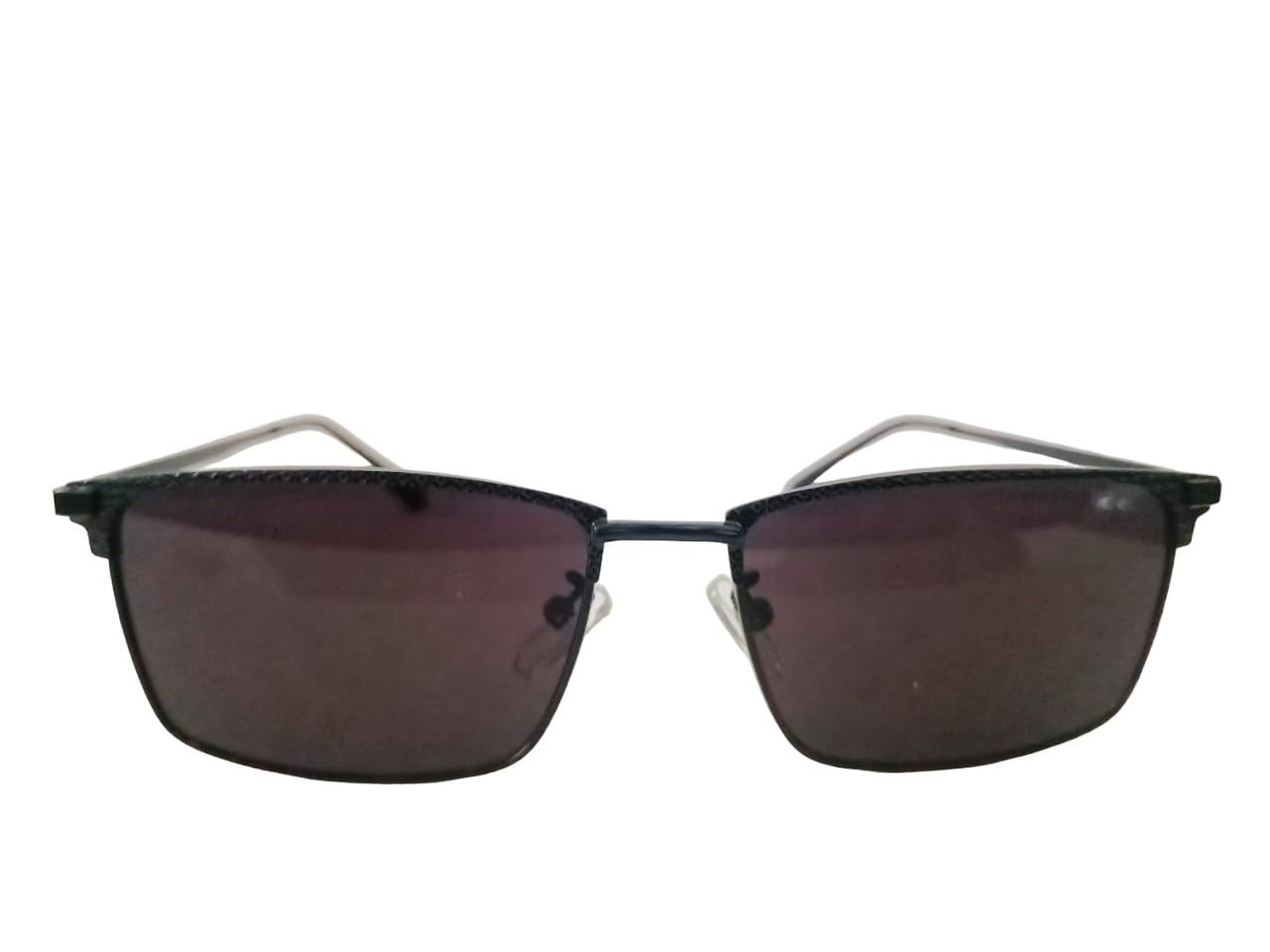 MD Style UV Protected Full Rim Rectangular Metal Frame Sunglasses/Unisex Stylish Sunglasses