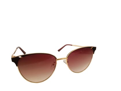 MD Style UV Protected Cat Eye Metal Frame Sunglasses/Girls & Women Fashion Sunglasses