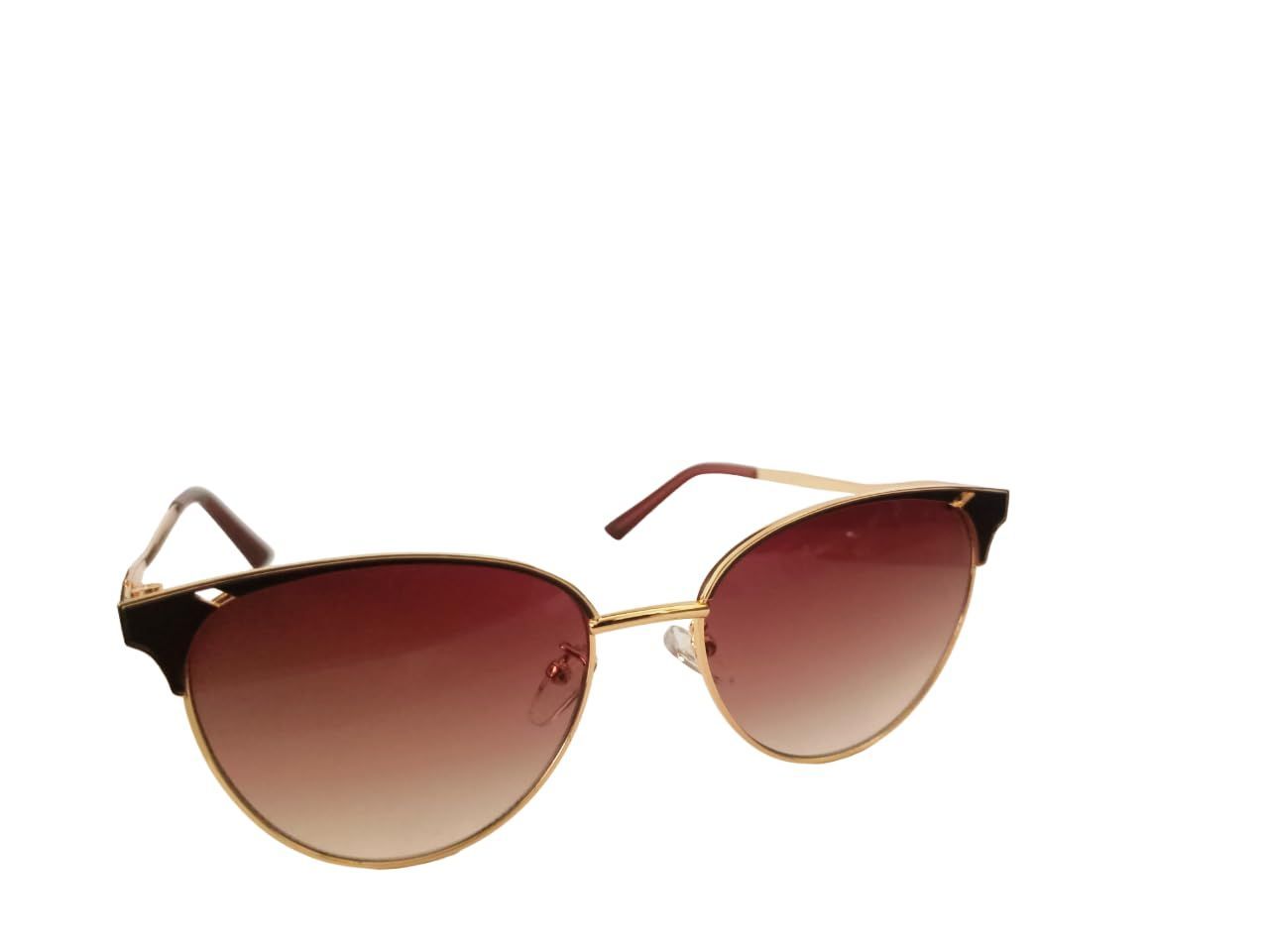 MD Style UV Protected Cat Eye Metal Frame Sunglasses/Girls & Women Fashion Sunglasses