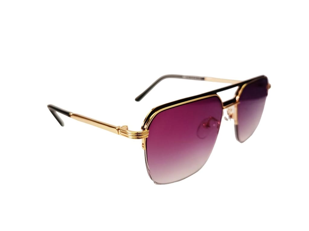 Modern Men MD Style UV Protected Full Rim Square Vintage Metal Frame Sunglasses/Unisex Sunglasse