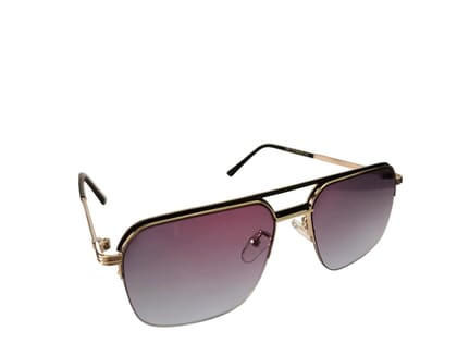 MD Style UV Protected Full Rim Square Vintage Metal Frame Sunglasses/Unisex Sunglasses