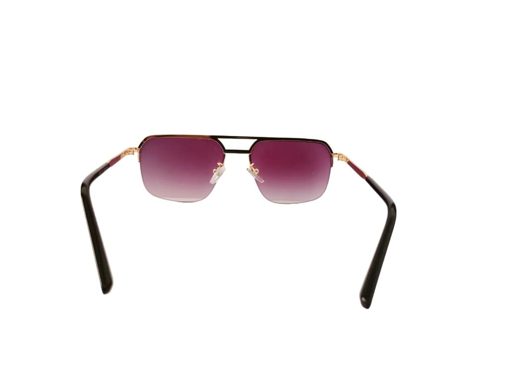 Modern Men MD Style UV Protected Full Rim Square Vintage Metal Frame Sunglasses/Unisex Sunglasse