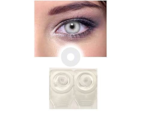 HAZEL AND WHITE MD SPARKLE 2 PAIR MONTHLY COLOR CONTACT LENS WITH CASE, LENS HOLDER AND 60 ML SOLUTION (PACK OF 2 PAIR)