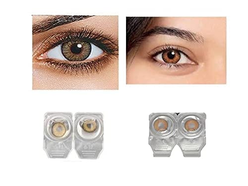 HONEY AND HAZEL MD SPARKLE 2 PAIR MONTHLY COLOR CONTACT LENS WITH CASE AND 60ML SOLUTION (PACK OF 2 PAIR)