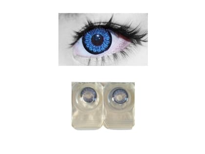 Red and Dark Blue MD Sparkle 2 Pairs of Monthly Color Contact Lens With Case, Lens Holder and 60 ML Solution Red and Dark Blue MD Sparkle 2 Pairs of Monthly Color Contact Lens With Case, Lens Holder and 60 ML Solution