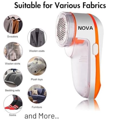  Electric Lint Remover, Portable Lint Shaver and Fabric Defuzzer for Clothes, Furniture, Couch, Curtains, Carpets and Bedding