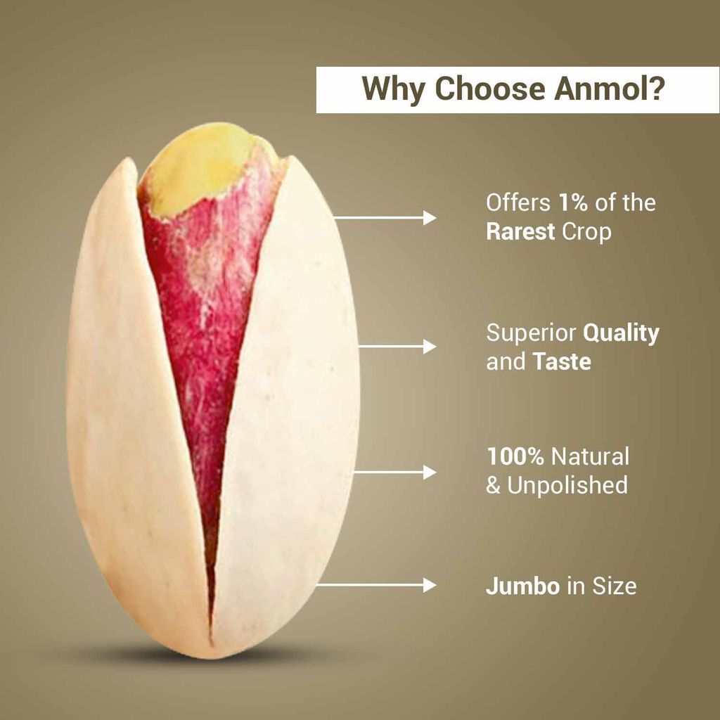Nutraj Anmol Pista Inshell Akbari 500g