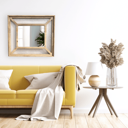 Handwoven Mirror Frame