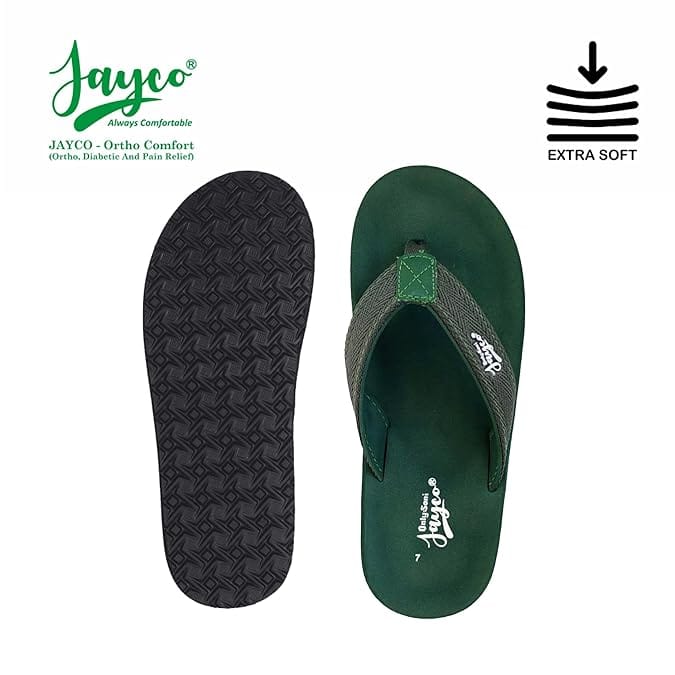 Luxurious Men Jayco Cushioned comfort slippers for men | oversize look | slip-resistant | Soft i
