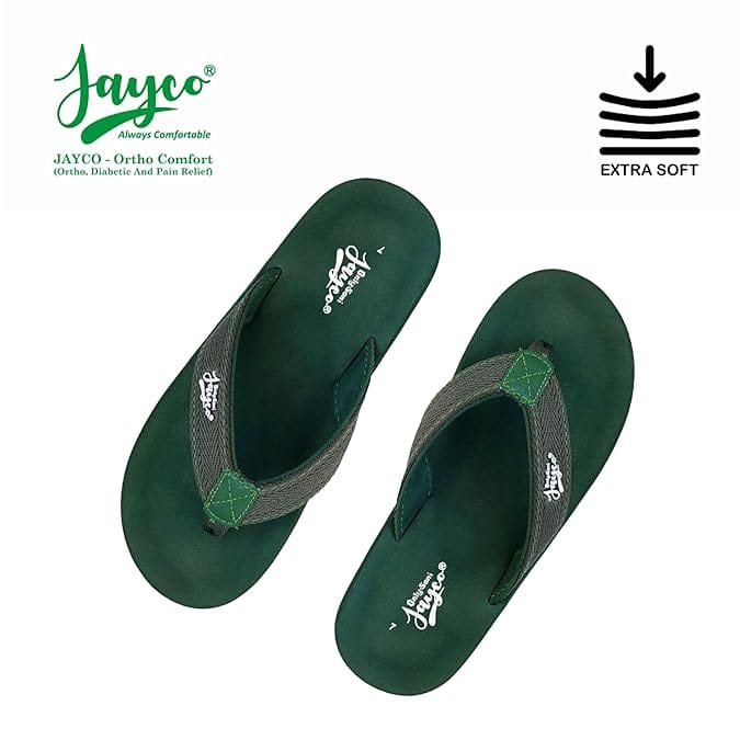 Luxurious Men Jayco Cushioned comfort slippers for men | oversize look | slip-resistant | Soft i