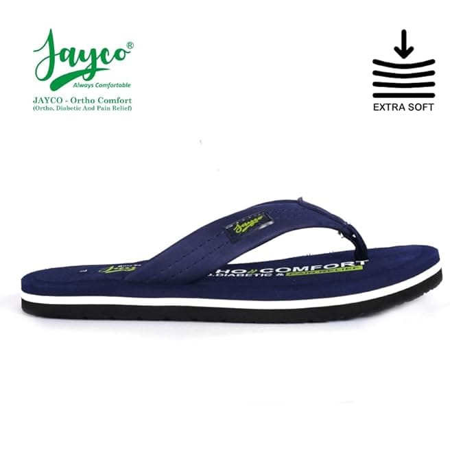 Top Men Jayco Extra Soft Ortho Care Diabetic & Orthopedic Slippers || Skid Resistant || Lightwei