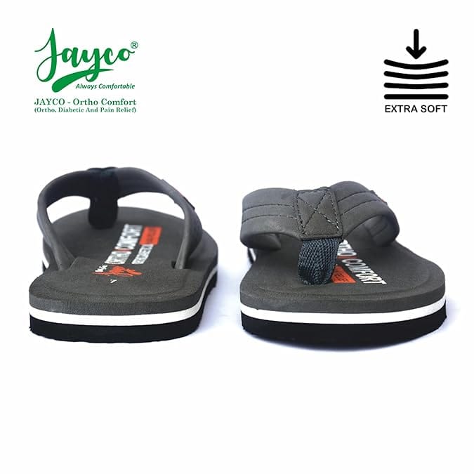 Jayco Extra Soft Ortho Care Diabetic & Orthopedic Slippers || Skid Resistant || Lightweight || Comfortable Footbed