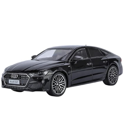 KTRS Enterprise 1:24 Alloy Metal Pull Back Die-cast Car Model Pull Back car Super Openable Doors Sound and Light Doors & Light Music Boys Toys for Kids (Audi A7 1901-370)