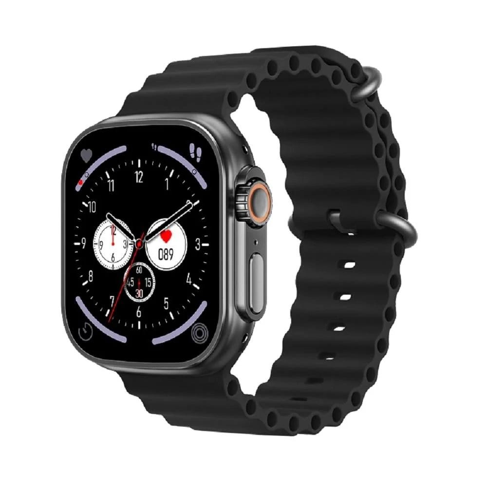 T800 Ultra Smart Watch with Beautiful Strap, Bluetooth Calling Smart Watch, 1.99" Touch Display with Fitness & Outdoor, Health & Medical Tracker, 8 Unique UI Interactions (Black)aterproof Sport Smartwatch