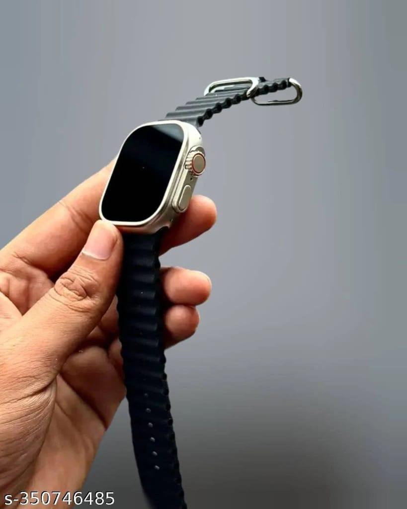 T800 Ultra Smart Watch with Beautiful Strap, Bluetooth Calling Smart Watch, 1.99" Touch Display with Fitness & Outdoor, Health & Medical Tracker, 8 Unique UI Interactions (Black)aterproof Sport Smartwatch