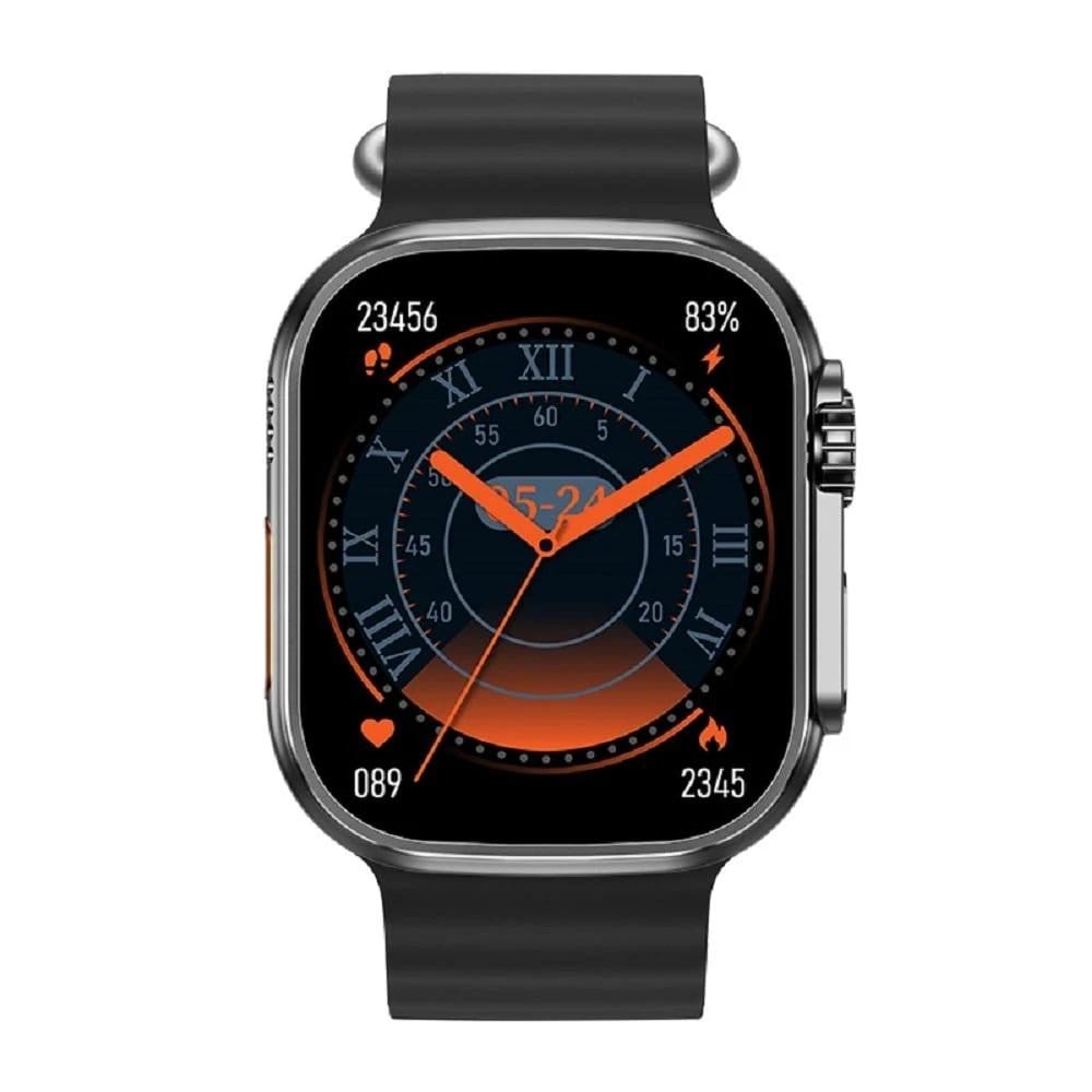 T800 Ultra Smart Watch with Beautiful Strap, Bluetooth Calling Smart Watch, 1.99" Touch Display with Fitness & Outdoor, Health & Medical Tracker, 8 Unique UI Interactions (Black)aterproof Sport Smartwatch