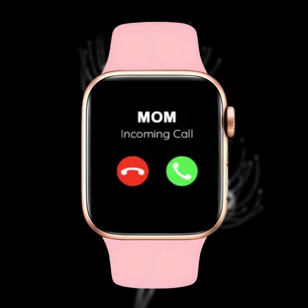 New T500 Series Smart Watch Sleep Monitor, Distance Tracker, Calendaring, Sedentary Reminder, Text Messaging, Pedometer, Calorie Tracker, Heart Rate Monitor Smartwatch (Pink)