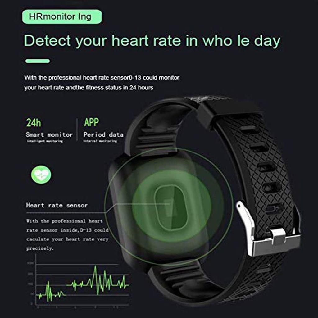 New Smart Watch, Fitness Tracker with Heart Rate Monitor, Blood Pressure Monitor, Sleep Monitor, Waterproof Smartwatch for Men Women
