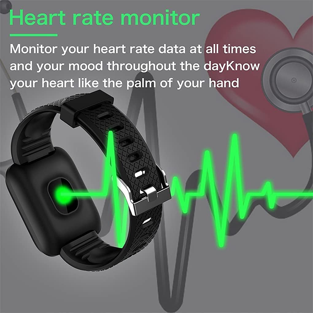 New Smart Watch, Fitness Tracker with Heart Rate Monitor, Blood Pressure Monitor, Sleep Monitor, Waterproof Smartwatch for Men Women