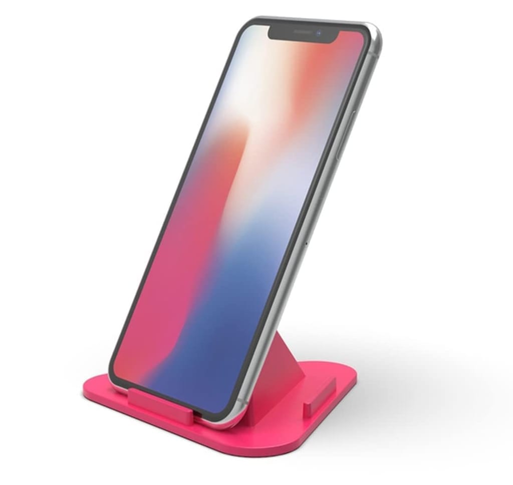  5-Pack of Universal Phone Stand Holders - Multi-Angle Cell Phone Holder for Desk - Cradleless Design for All Smartphones