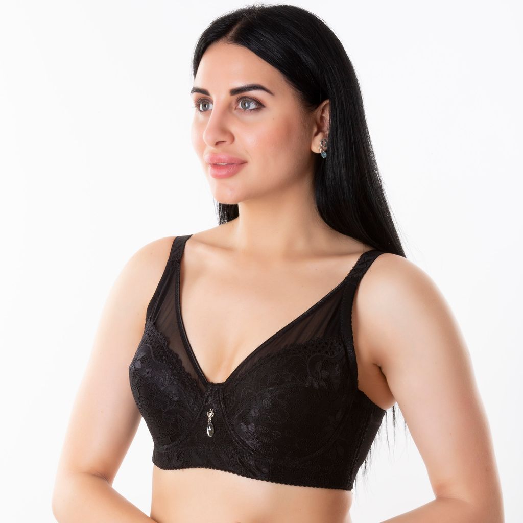 Femina Lace Underwired Full Cup Minimizer T-Shirt Bra in DD-Cup Size