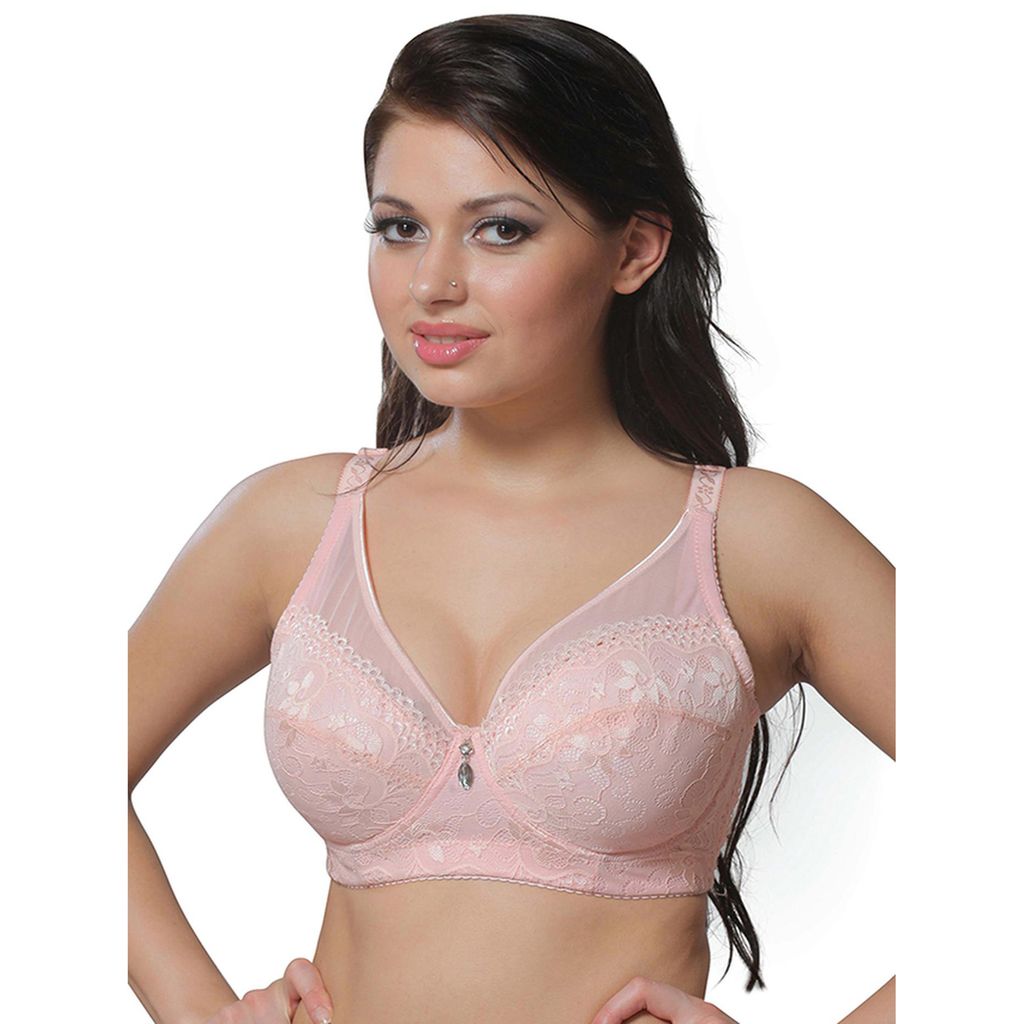 Femina Lace Underwired Full Cup Minimizer T-Shirt Bra in DD-Cup Size