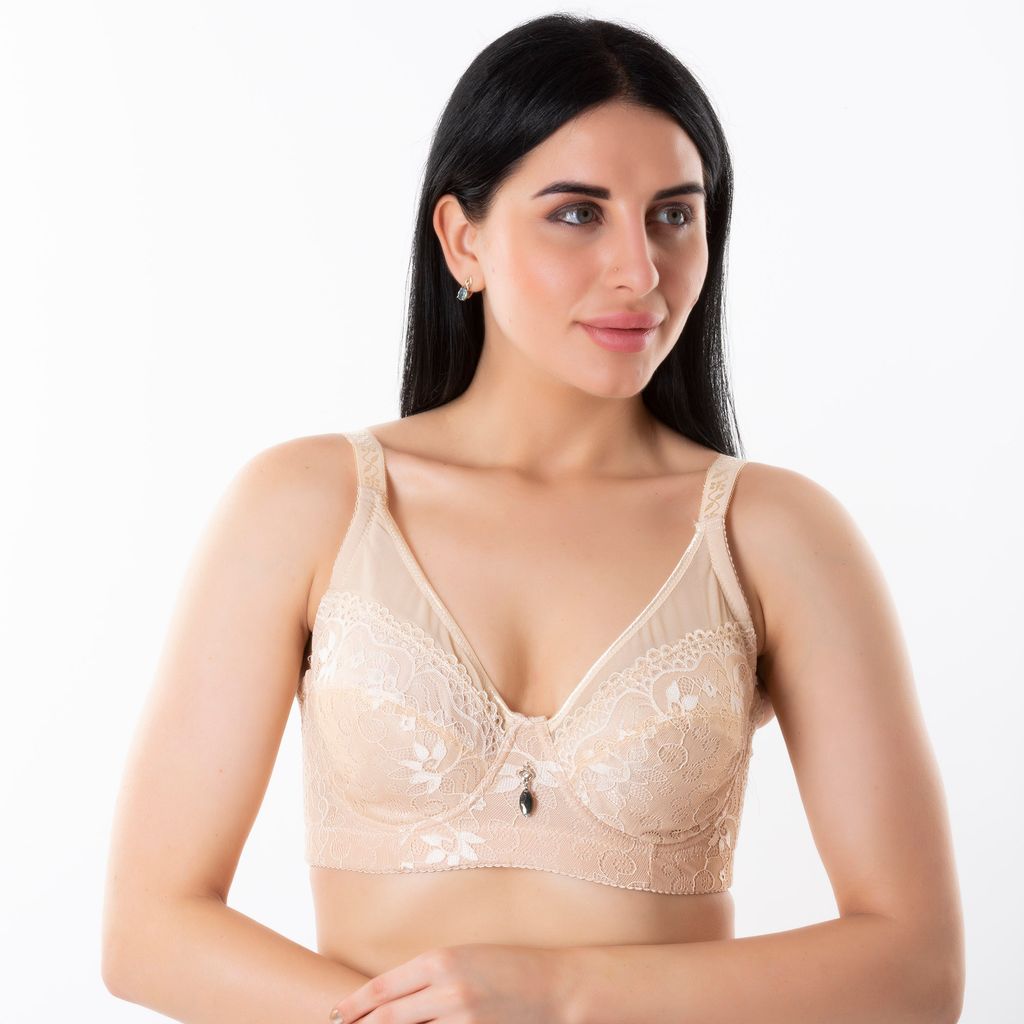 Femina Lace Underwired Full Cup Minimizer T-Shirt Bra in DD-Cup Size
