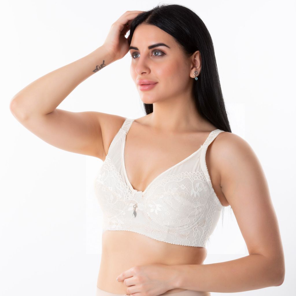 Femina Lace Underwired Full Cup Minimizer T-Shirt Bra in DD-Cup Size