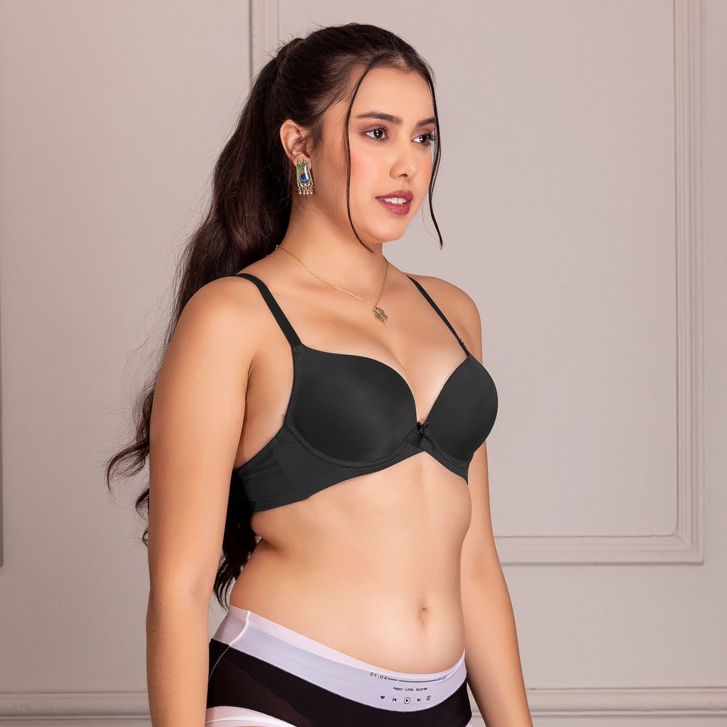 Magic-49 Smooth Push-up underwired cups adjustable straps bra