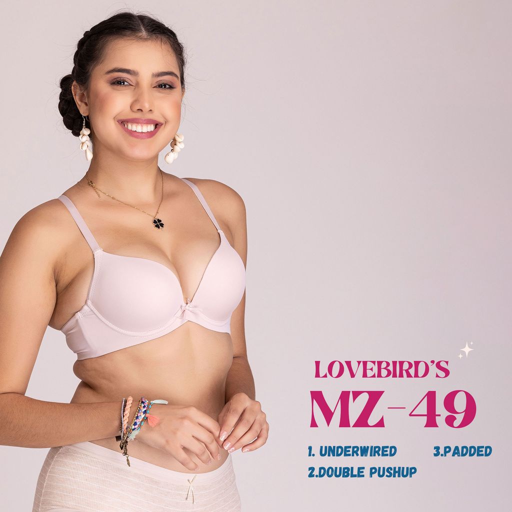 Magic-49 Smooth Push-up underwired cups adjustable straps bra
