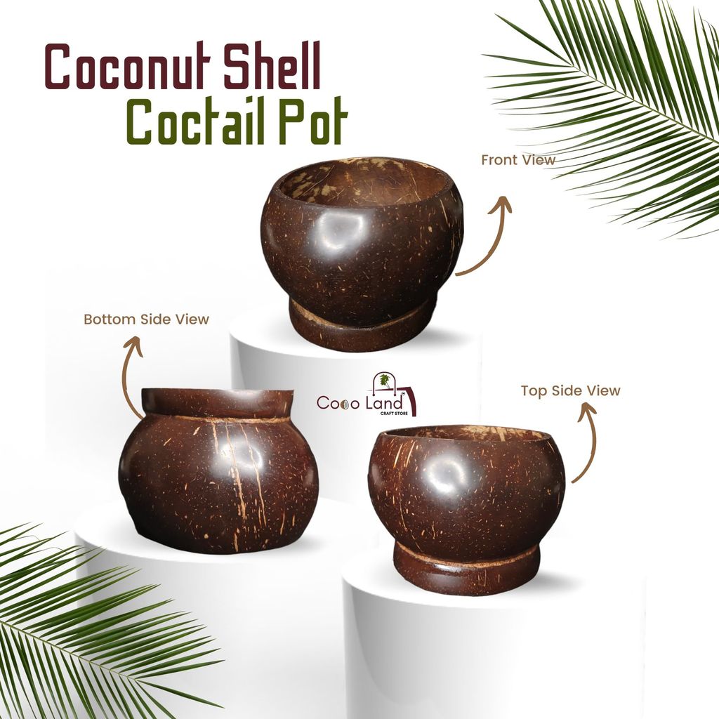 Sophisticated Home - - and - - Decor CocoLand Coconut Shell Cocktail Pot 400 ml 2025 at ShopCirc