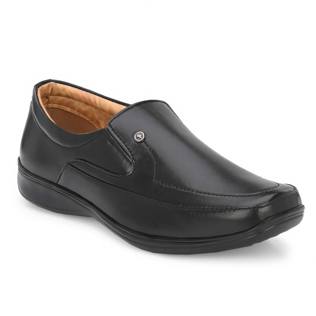 WUGO::Latest Fabulous Men Formal Shoes|Black Moccasin Shoes|Office Shoes For Men's & Boys (Free Home Delivery)