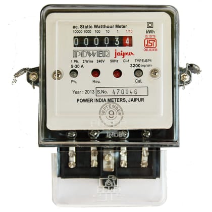  Single Phase Static Energy Meter