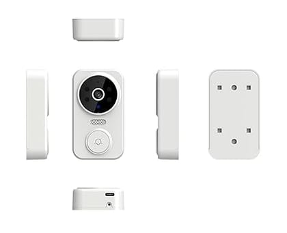  Wireless Video Doorbell Camera with HD 1080P Resolution, PIR Motion Detection, Night Vision, and Two-Way Audio
