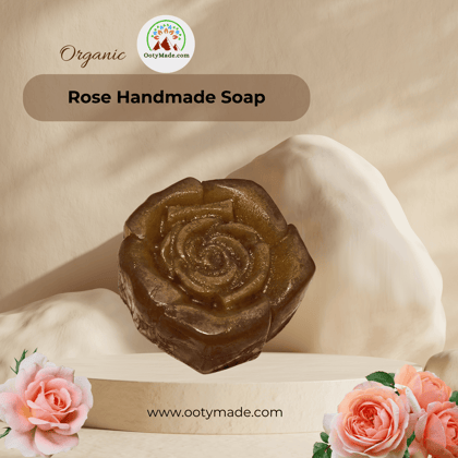 Blissful Blossom: Rose Natural Handmade Soap - Luxuriate in Organic Elegance